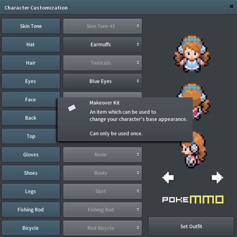 makeover kit pokemmo|r/pokemmo on Reddit: Can you change things like eye color, .